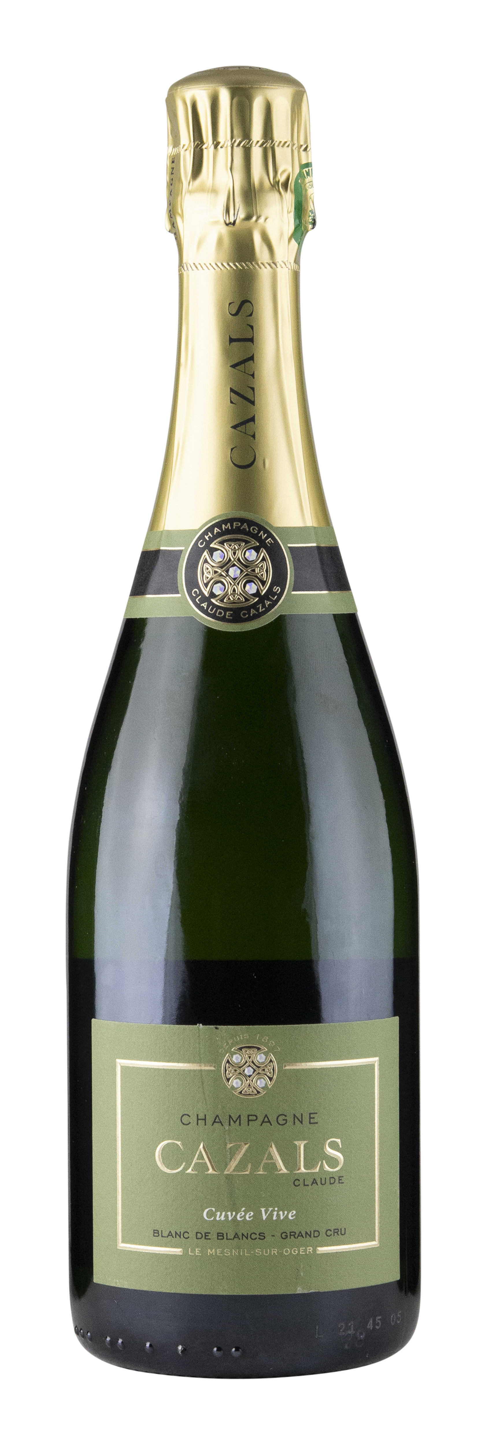 Claude Cazals Cuvée Vive Grand Cru Blanc de Blancs Extra Brut